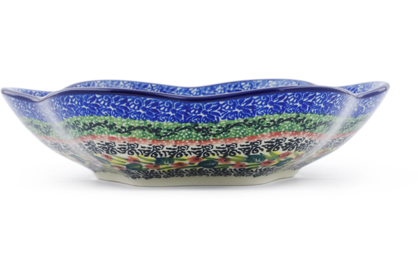 Scalloped Fluted Bowl 8"