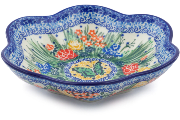 Scalloped Fluted Bowl 8"