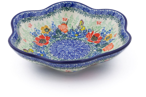 Scalloped Fluted Bowl 8"