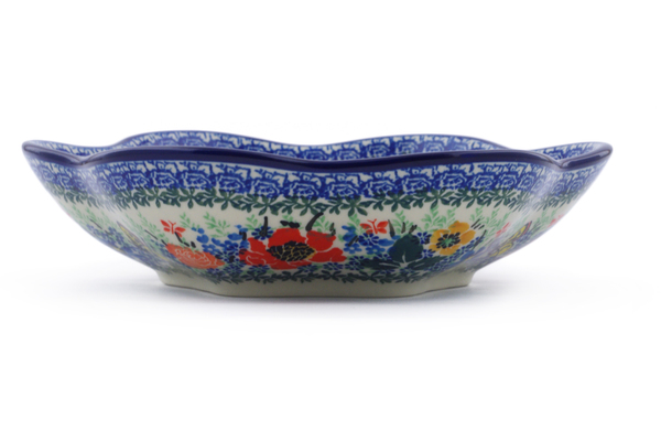 Scalloped Fluted Bowl 8"