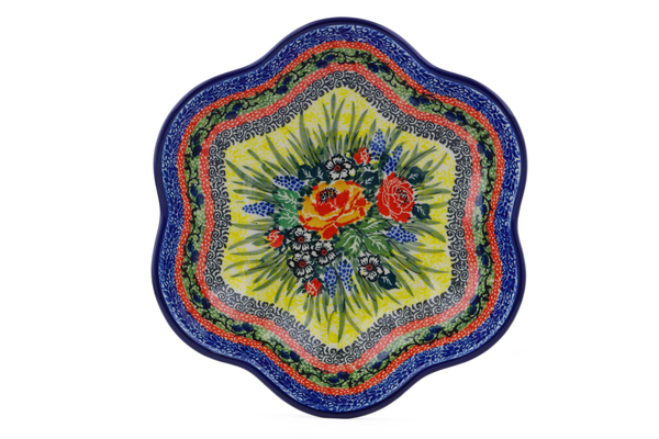 Scalloped Fluted Bowl 8"