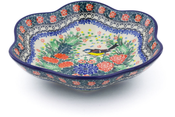 Scalloped Fluted Bowl 8"