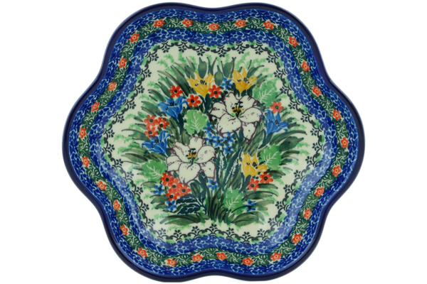 Scalloped Fluted Bowl 8"