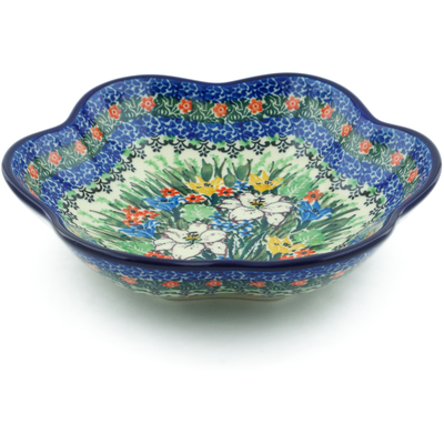 Scalloped Fluted Bowl 8"