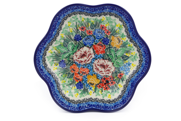 Scalloped Fluted Bowl 8"