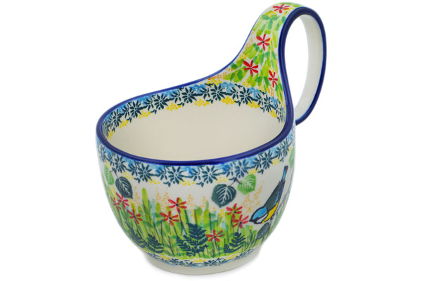 Bowl with Loop-Handle 6"