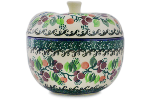 Apple Shaped Jar 5"