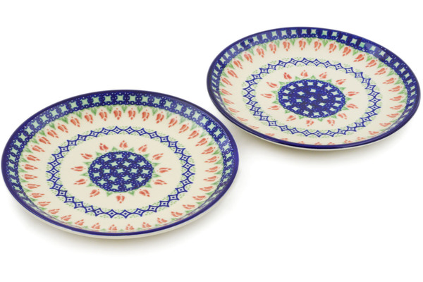 Set of 2 dessert plates