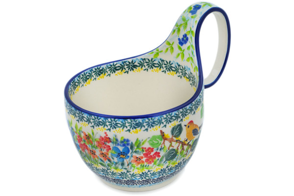 Bowl with Loop-Handle 6"