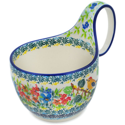 Bowl with Loop-Handle 6"