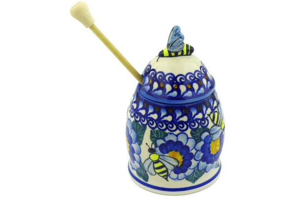 Honey Jar with Dipper 5"