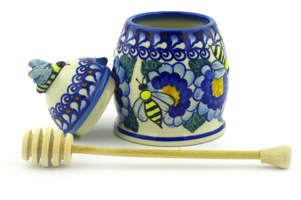 Honey Jar with Dipper 5"