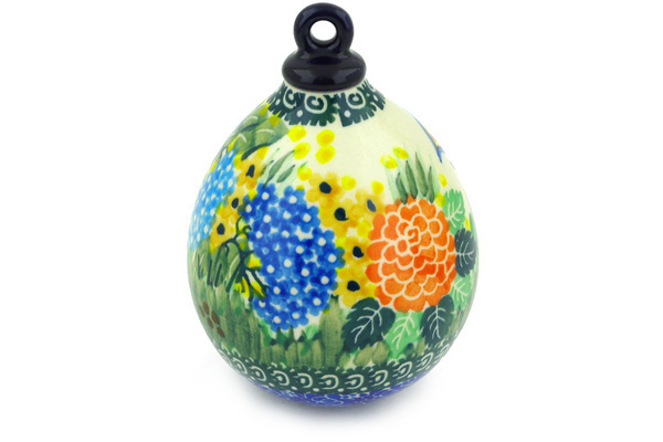 Christmas Ball Ornament 4"