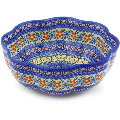 Scalloped Fluted Bowl 10"