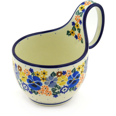 Bowl with Loop-Handle 6"