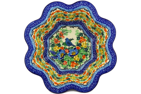 Scalloped Fluted Bowl 10"