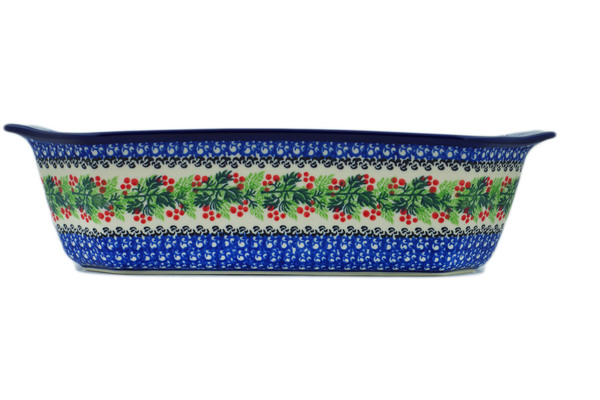 Rectangular Baker with Handles 14"