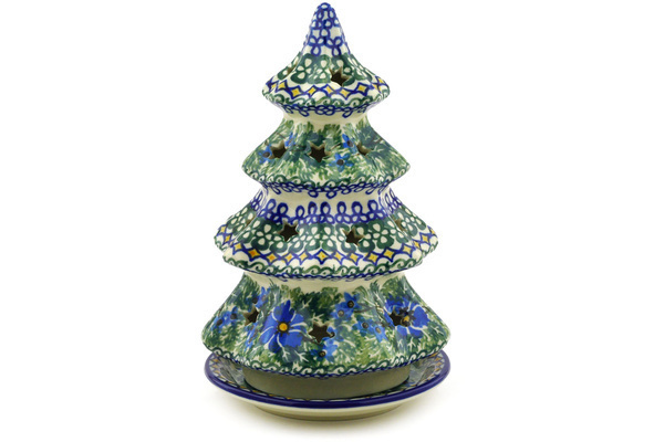 Christmas Tree Candle Holder 8"