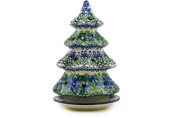 Christmas Tree Candle Holder 8"
