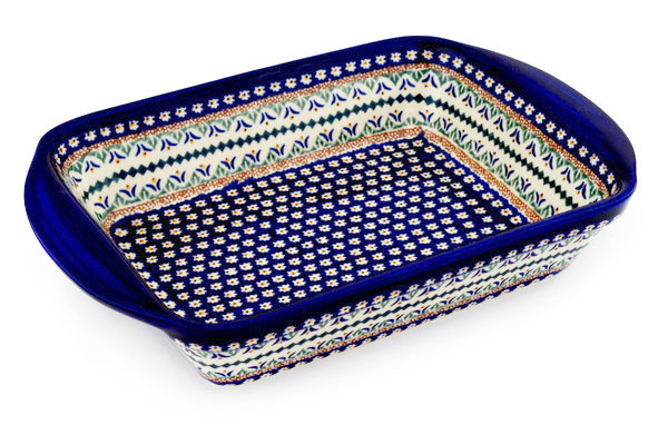 Rectangular Baker with Handles 14"