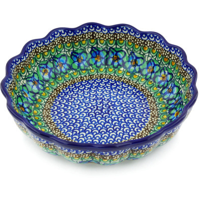 Scalloped Fluted Bowl 8"