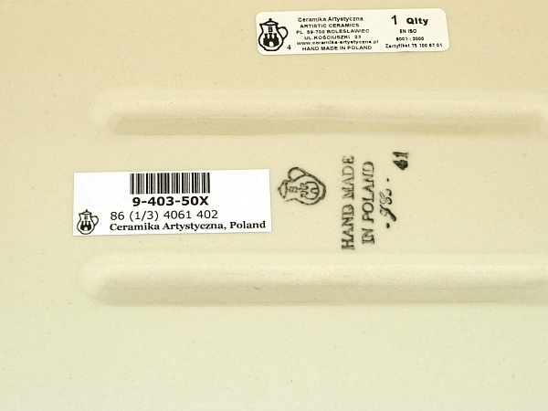 Rectangular Baker 9"