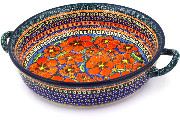 Round Baker with Handles 13"