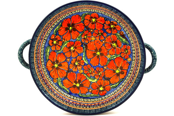 Round Baker with Handles 13"