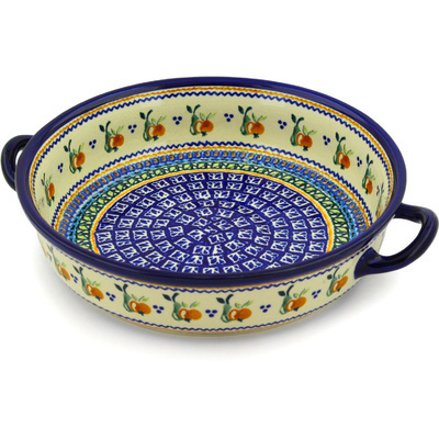 Round Baker with Handles 13"