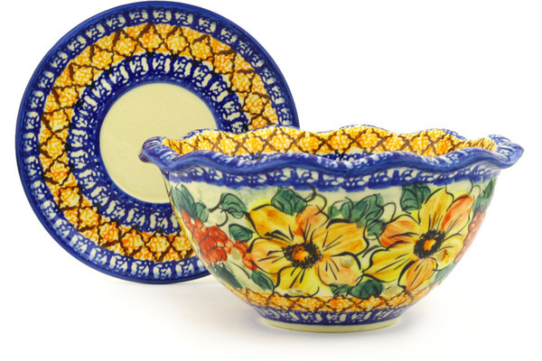 Colander with Plate 8"