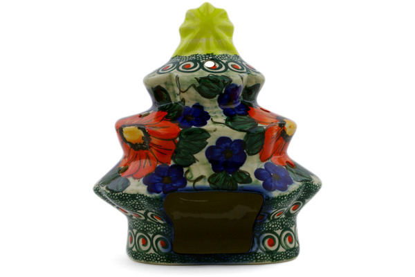 Christmas Tree Candle Holder 7"