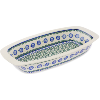 Oval Baker with Handles 14"