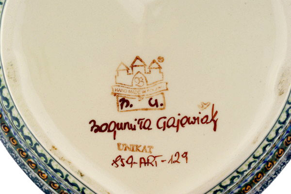 Heart Shaped Bowl 9"