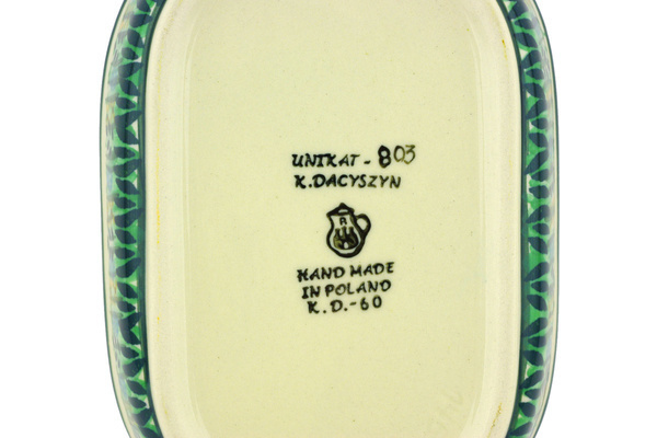 Oval Baker with Handles 8"