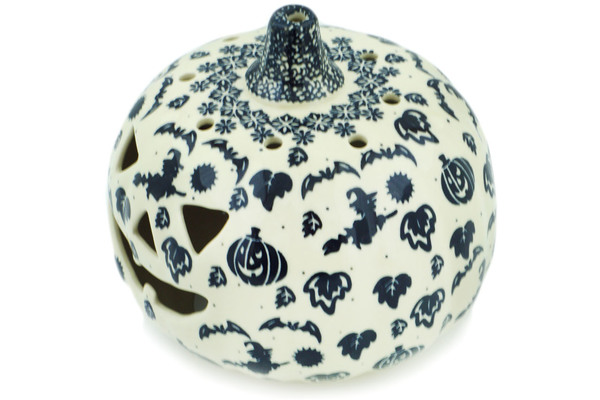 Jack O Lantern Candle Holder 7"