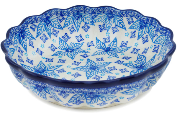 Scalloped Fluted Bowl 8"