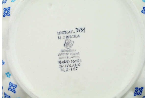 Scalloped Fluted Bowl 8"