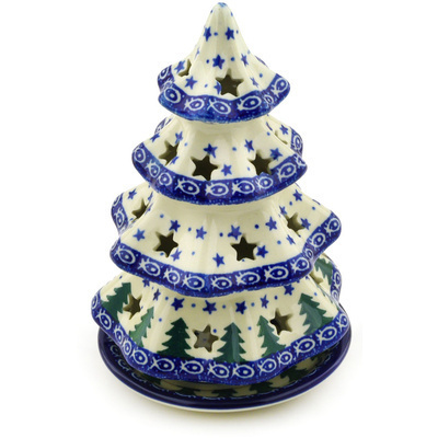 Christmas Tree Candle Holder 7"