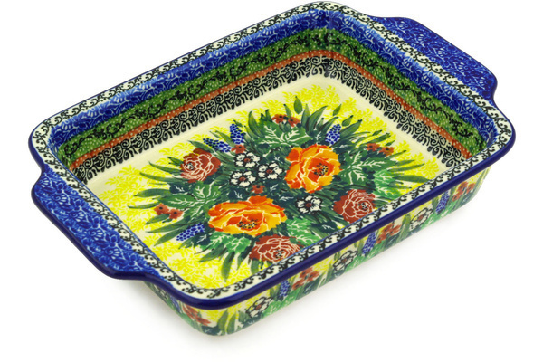 Rectangular Baker with Handles 9"