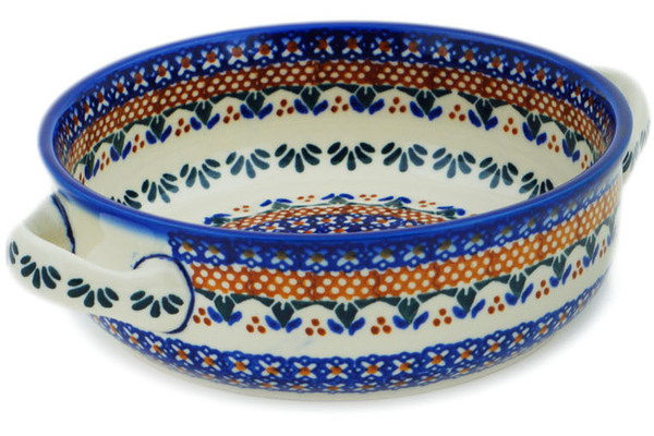 Round Baker with Handles 8"