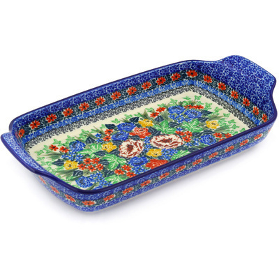 Rectangular Baker with Handles 13"