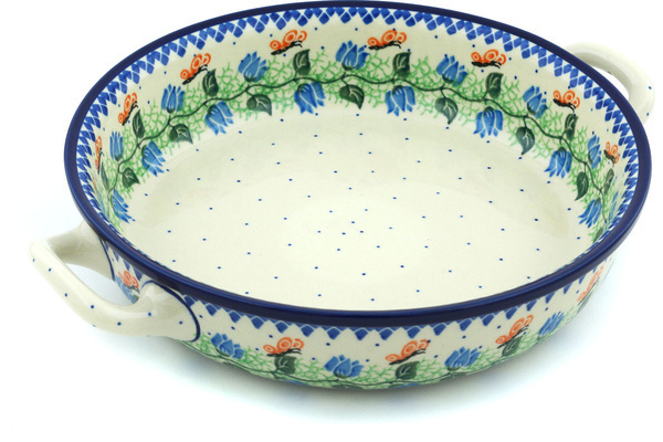 Round Baker with Handles 10-inch