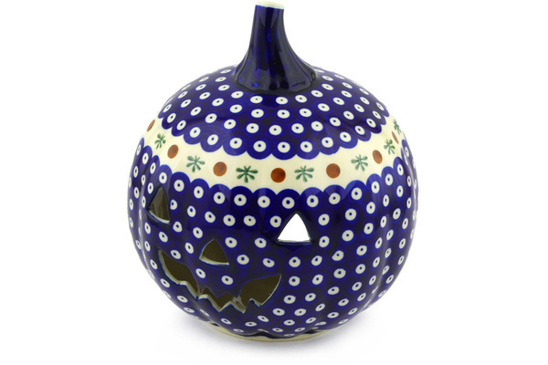 Jack O Lantern Candle Holder 9"