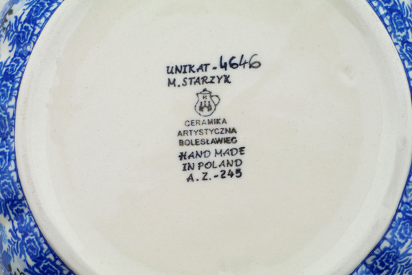 Scalloped Fluted Bowl 8"