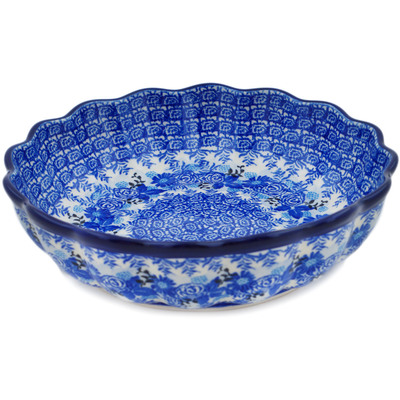 Scalloped Fluted Bowl 8"