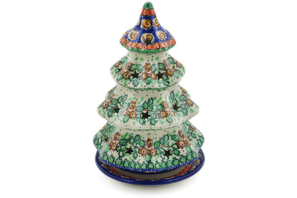 Christmas Tree Candle Holder 8"