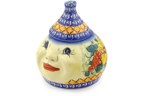 Garlic and Onion Jar 7"