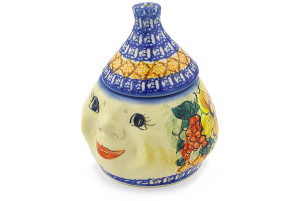 Garlic and Onion Jar 7"