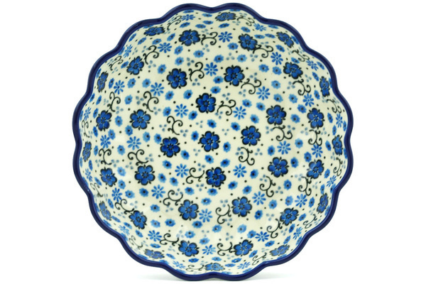 Scalloped Fluted Bowl 8"