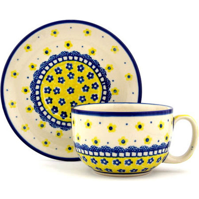 Cup with Saucer 13 oz